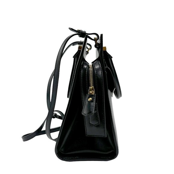 SAINT LAURENT Black Leather Shoulder Bag - Picture 2 of 5